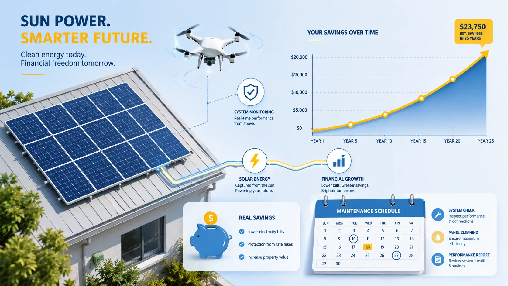 ROI do Sistema Solar: Por Que a Manutenção Protege Seu Retorno